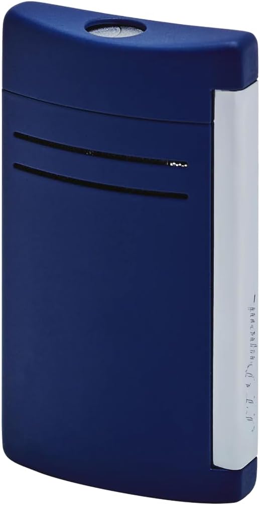 S.T. Dupont Maxijet Black Matte and Ocean Blue 020161