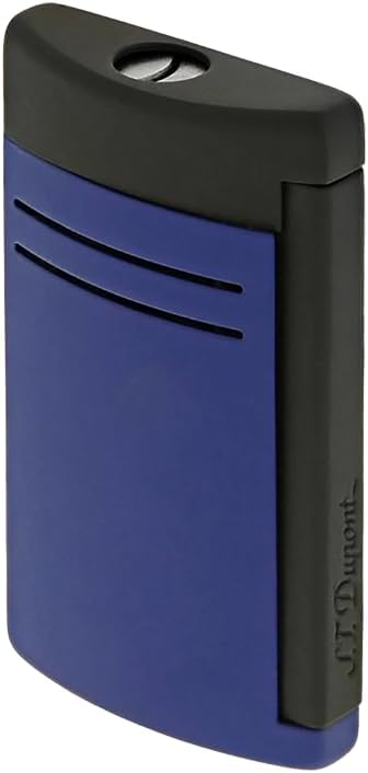 S.T. Dupont Maxijet Black Matte and Ocean Blue 020161