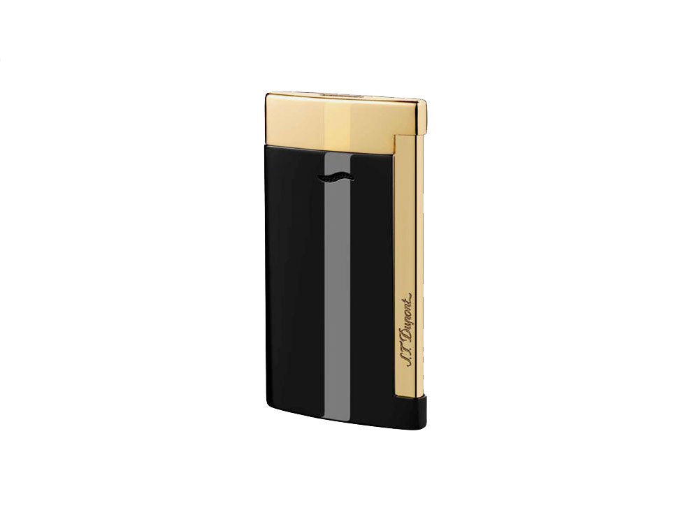 S.T. Dupont Slim 7 Lighter - Black/Chrome