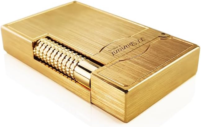 Classic Brushed Lighter, Dual Soft Flame, Clear Ding Sound, Collection Gift for Men Dad Boyfriend Husband