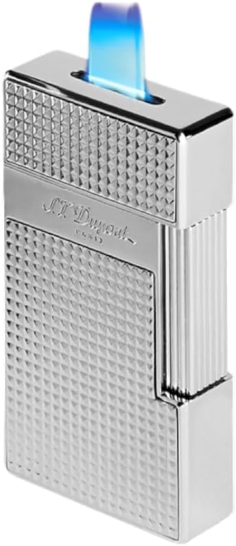 S.T. Dupont Big D Chrome Diamond Head Lighter, 025010