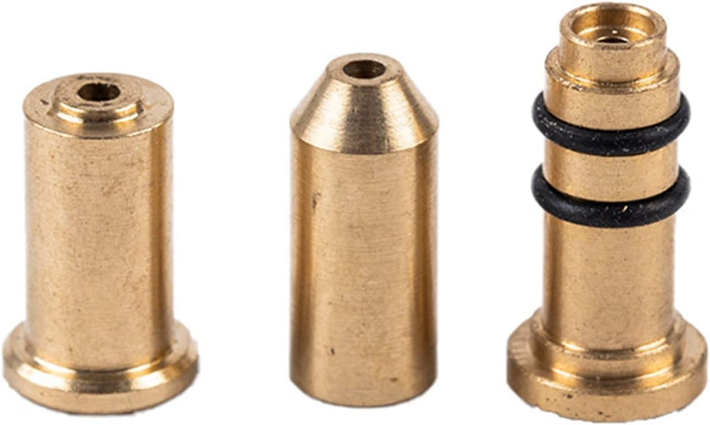 Gas Refill Adapter, 3pcs/Set Brass Gas Refill Adapter for S.T Dunhill Lighter/for Dupont Small Lighter,Easy to Install Gas Refill Adapter for Camping Outdoor Gas Cylinder Tank Accessories