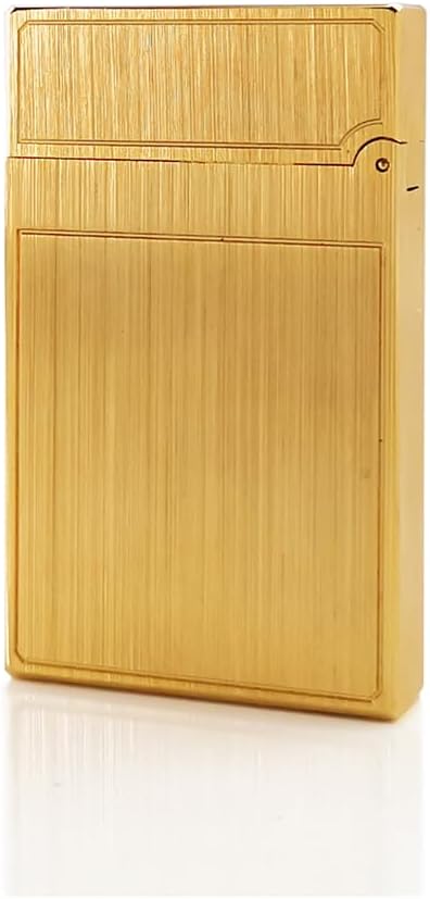 Classic Brushed Lighter, Dual Soft Flame, Clear Ding Sound, Collection Gift for Men Dad Boyfriend Husband