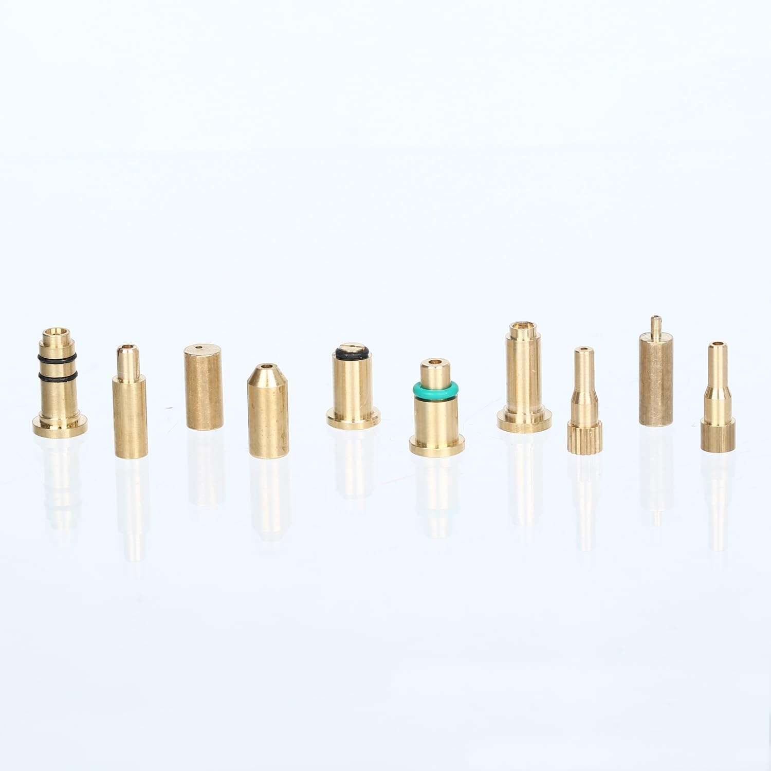 Gas Refill Adapters for ST Dupont/Maruman/Dunhill/Celine Lighter 10 in 1 Kits Yellow Cap