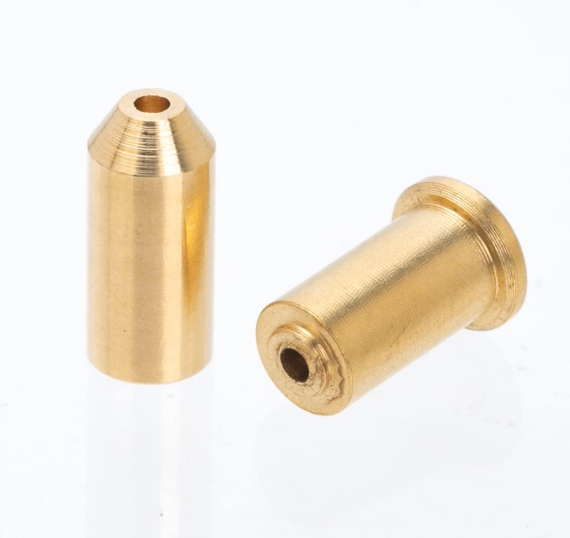 Dual Gas Refill Adapters for ST Dupont Lighter Line 1/2 Gold/Yellow Cap 2in1 Kits