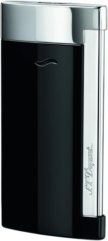 S.T. Dupont Slim 7 Lighter - Black/Chrome
