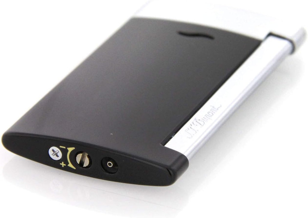 S.T. Dupont Slim 7 Lighter - Black/Chrome