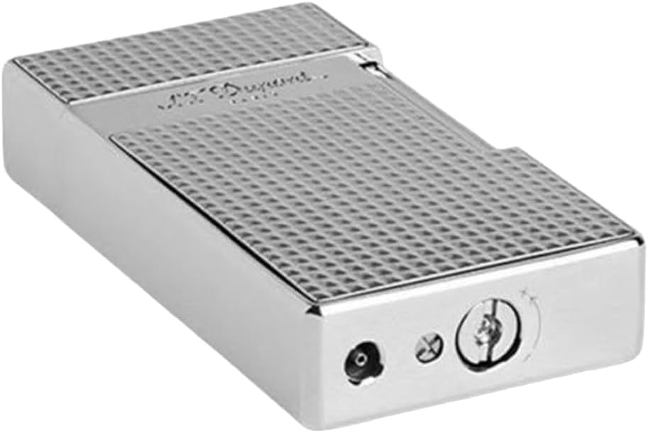 S.T. Dupont Big D Chrome Diamond Head Lighter, 025010