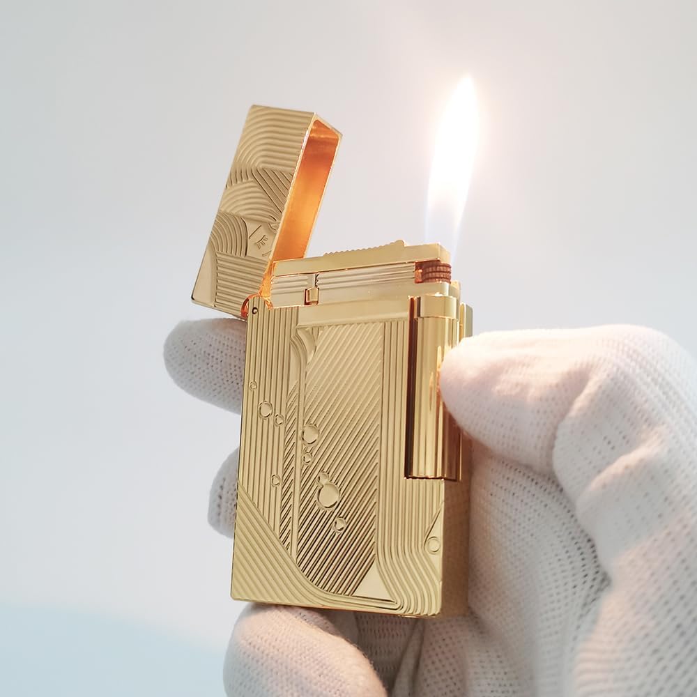 Sleeping Mermaid Lighter, Copper, One Piece Sanji Lighters, Refillable, Ping Sound, Birthday Gift for Men Father Friend