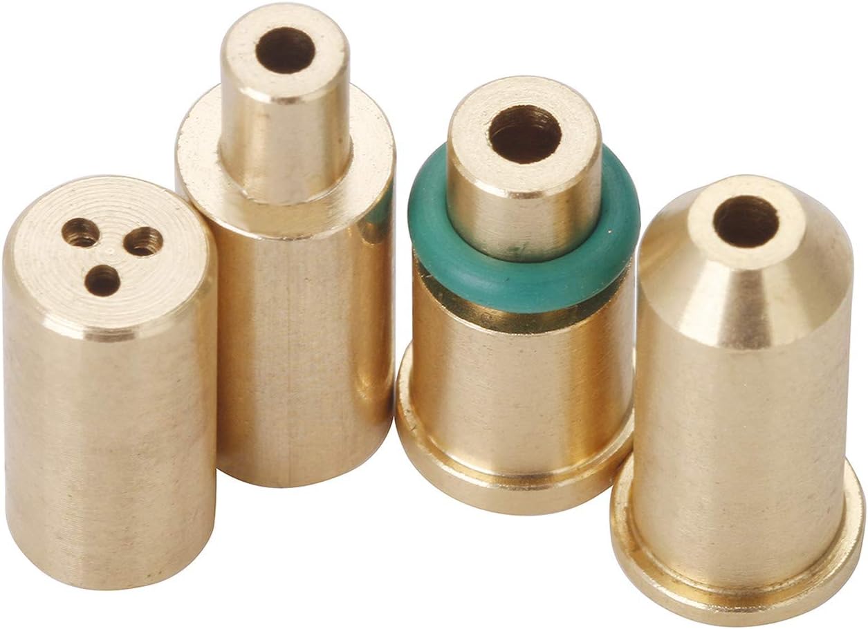 4 in 1 Gas Refill Adapters for S T Dupont Lighter Yellow Red Green Blue Caps