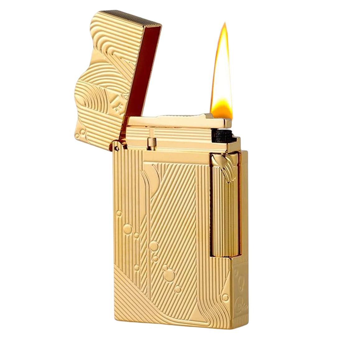 Sanji Vintage Trench Copper Kerosene Lighter for Men, Dad, Husband (Fuel Not Included)