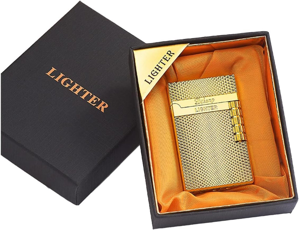 Dragon Relief Metal Lighter - Refillable Butane, Soft Flame, Flip Lighter for Camping & Gifts