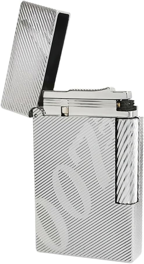 Portable 007 Limited Edition Lighter, Cling Sound, Adjustable Soft Flame, Trench Lighters for Collection Decorative Gift Present