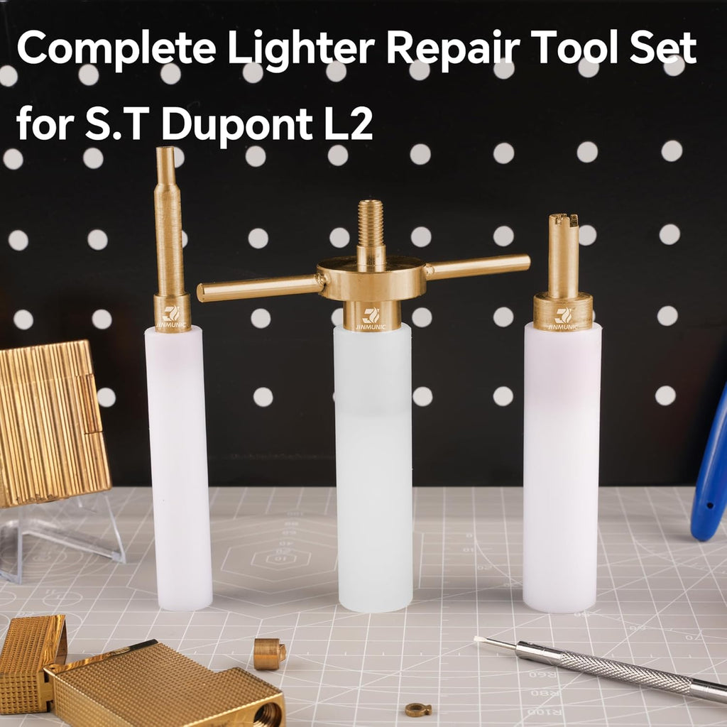 Complete Lighter Repair Tool Set for S.T Dupont L2 - Lighter Adjustment Refill Gas Valve Opener Repair Tools